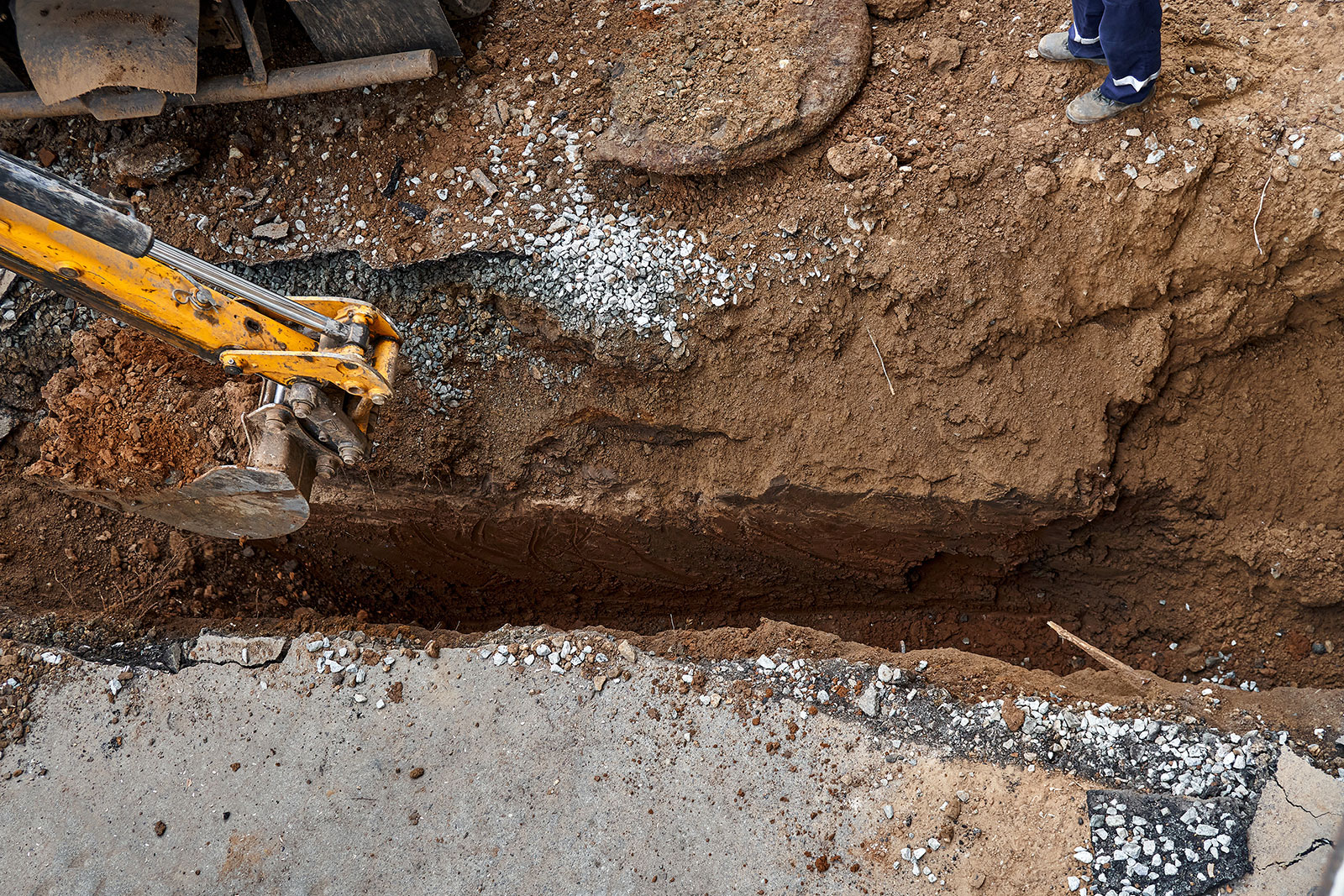 NEVFLO excavation equipment at work